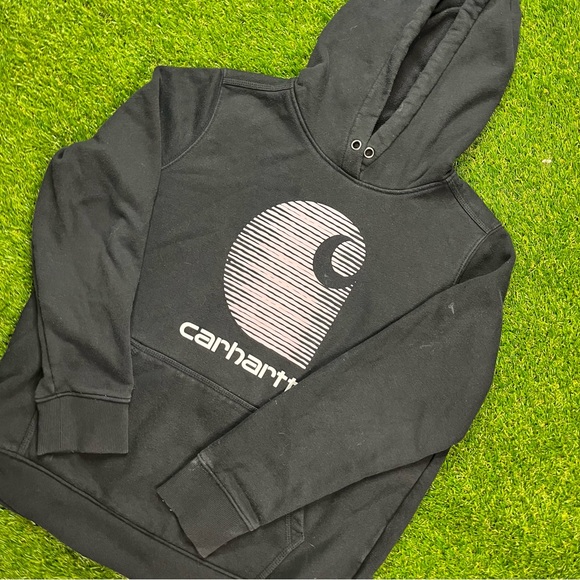 Carhartt Other - Carhartt Black Hoodie‎ with Iconic Logo